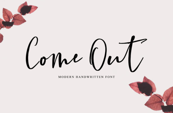 Come out Font - Featured Image