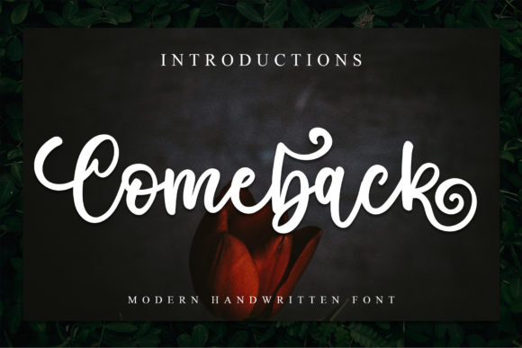 Comeback Font - Featured Image