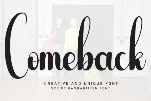 Comeback Font - Featured Image