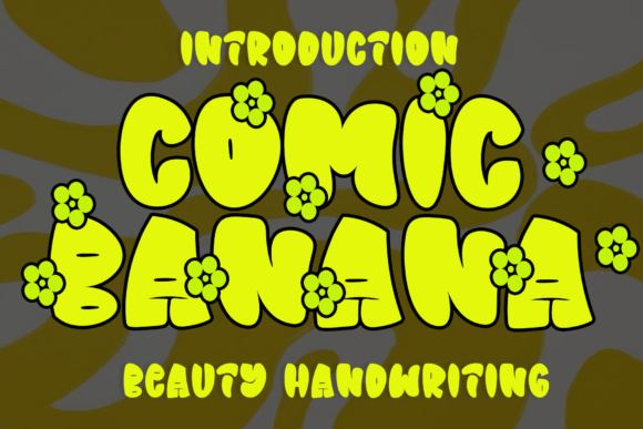 Comic Banana Font - Featured Image