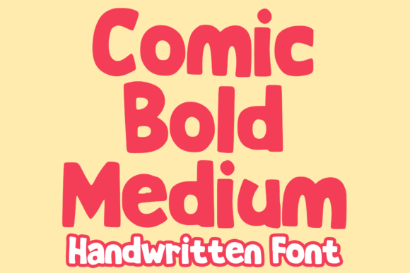 Comic Bold Medium Font - Featured Image