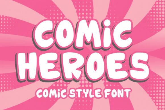 Comic Heroes Font - Featured Image