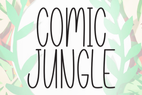 Comic Jungle Font - Featured Image