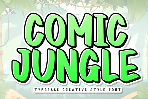 Comic Jungle Font - Featured Image