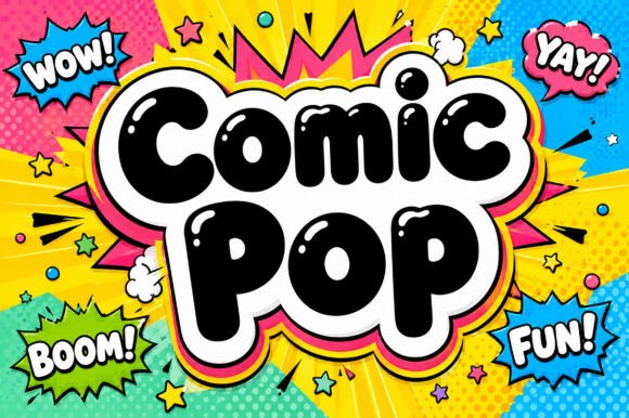 Comic Pop Font - Featured Image
