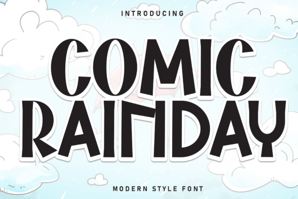 Comic Rainday Font - Featured Image