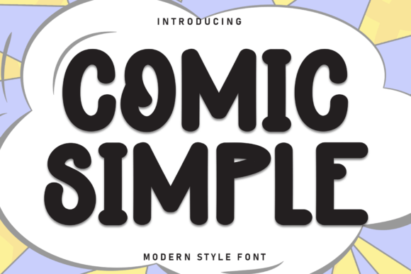 Comic Simple Font - Featured Image