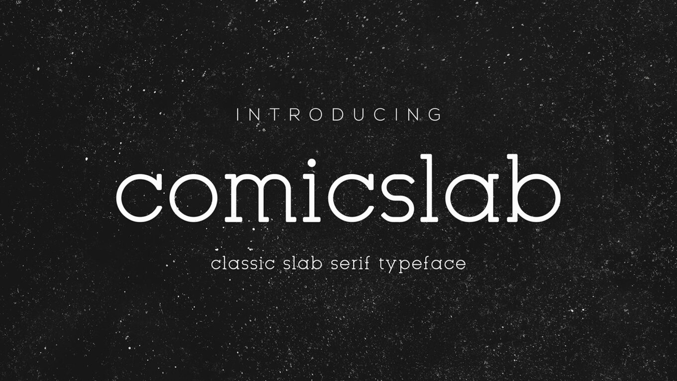 Comic Slab Font - Featured Image