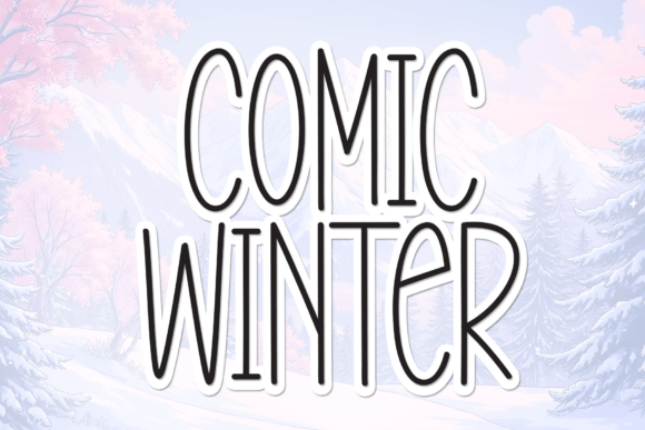 Comic Winter Font - Featured Image