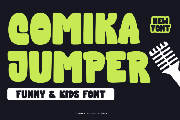 Comika Jumper Font - Featured Image