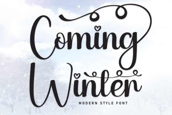 Coming Winter Font - Featured Image