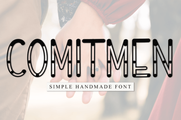 Comitmen Font - Featured Image
