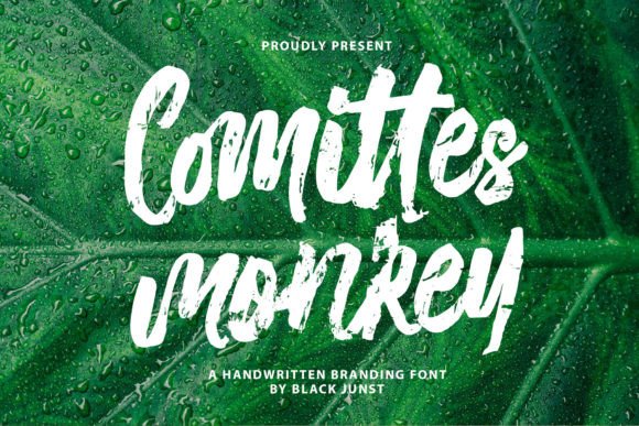 Comittes Monkey Font - Featured Image