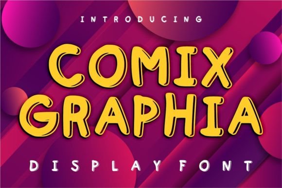 Comix Graphia Font - Featured Image