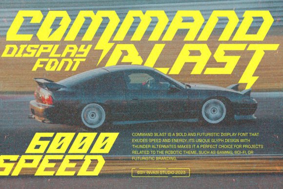 Command Blast Font - Featured Image
