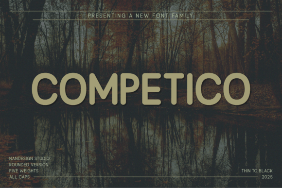 Competico Rounded Font - Featured Image