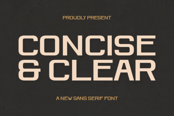 Concise and Clear Font - Featured Image