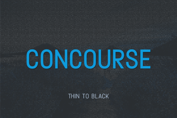 Concourse Font - Featured Image