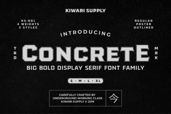 Concrete Font - Featured Image