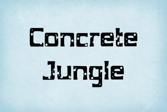 Concrete Jungle Font - Featured Image