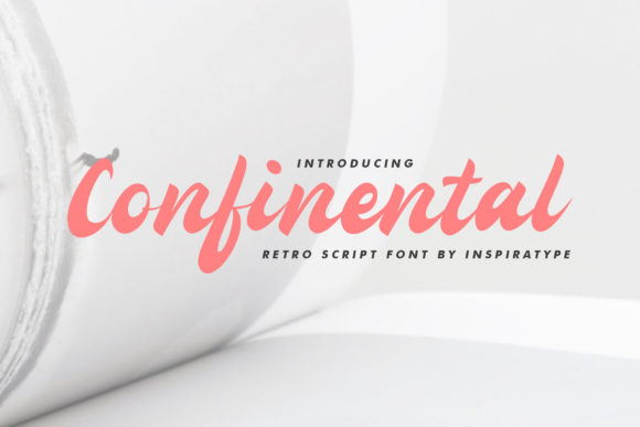 Confinental Font - Featured Image