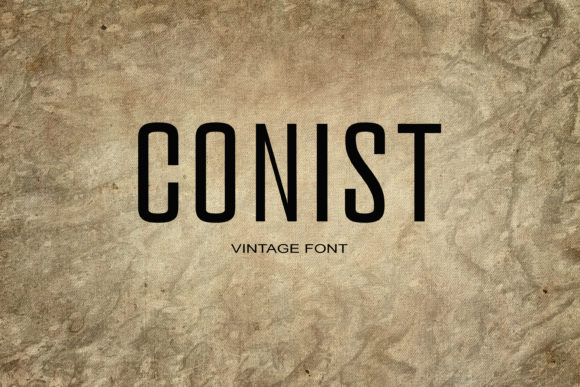 Conist Font - Featured Image
