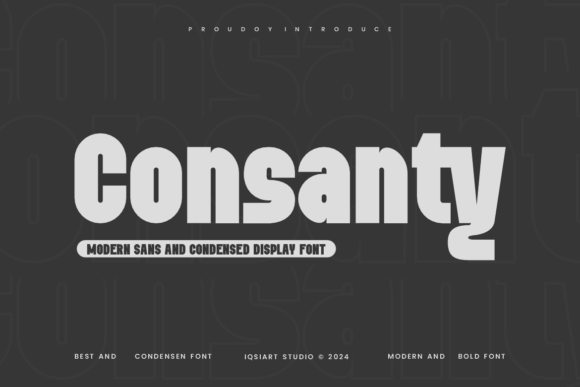 Consanty Font - Featured Image