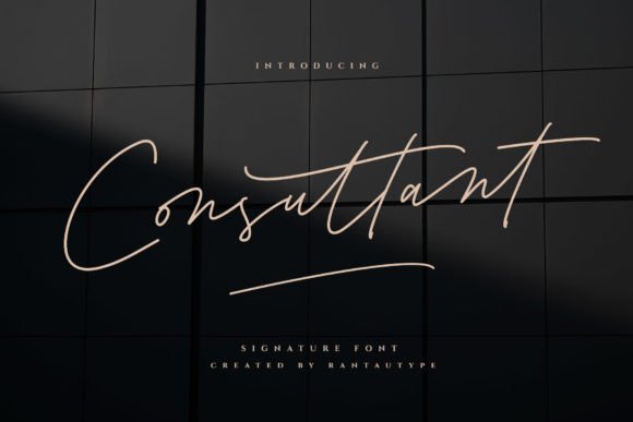 Consultant Font - Featured Image