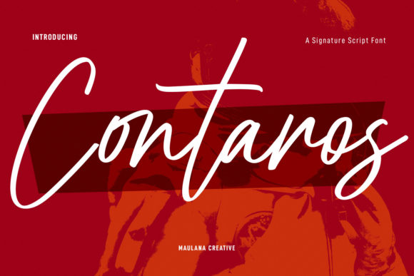 Contaros Script Font - Featured Image