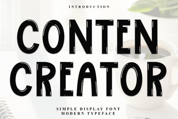 Conten Creator Font - Featured Image