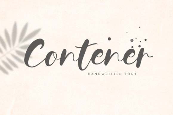 Contener Font - Featured Image
