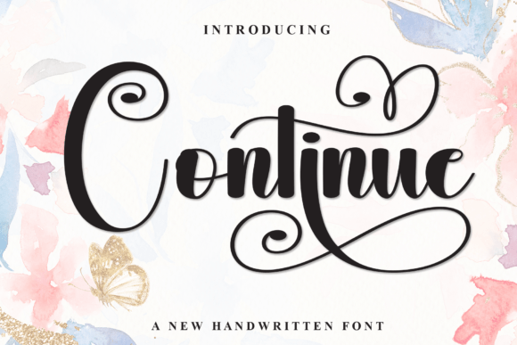 Continue Font - Featured Image