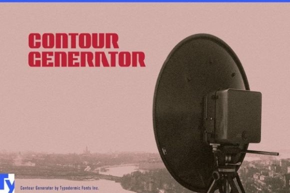 Contour Generator Font - Featured Image