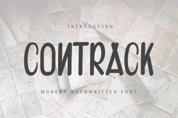Contrack Font - Featured Image