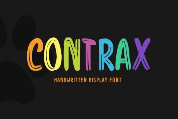 Contrax Font - Featured Image