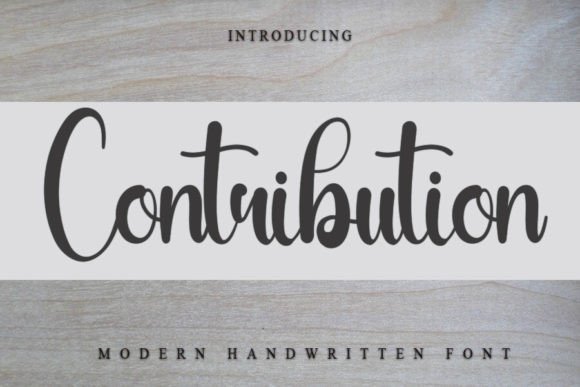 Contribution Font - Featured Image