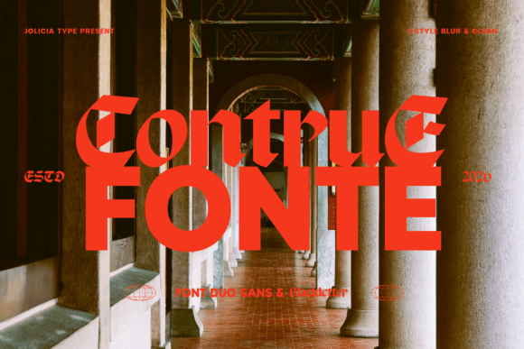 Contrue Duo Font - Featured Image