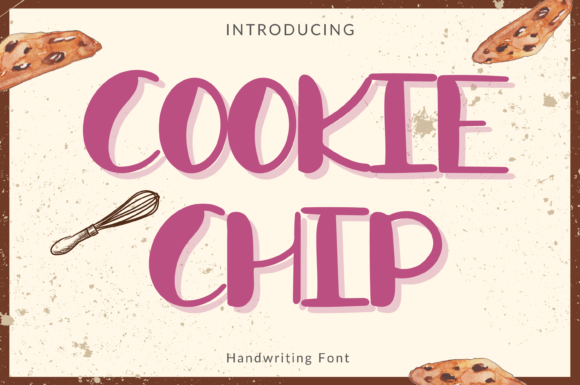 Cookie Chip Font - Featured Image
