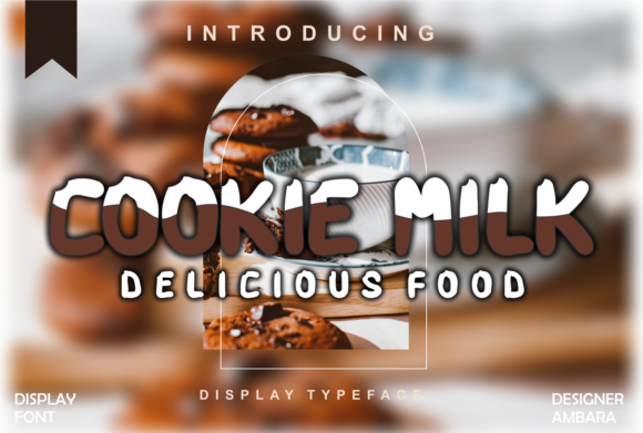 Cookie Milk Font - Featured Image