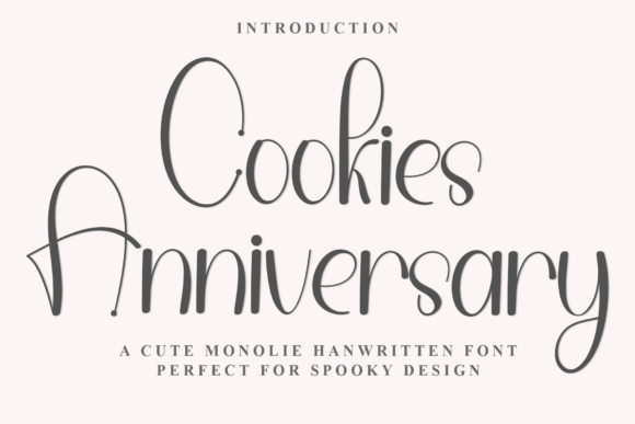 Cookies Anniversary Font - Featured Image