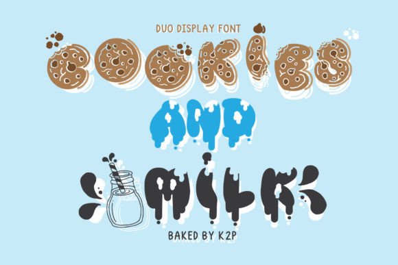 Cookies and Milk Font - Featured Image