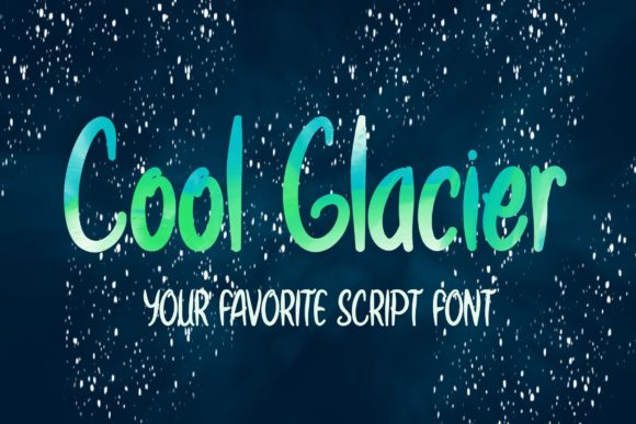 Cool Glacier Font - Featured Image
