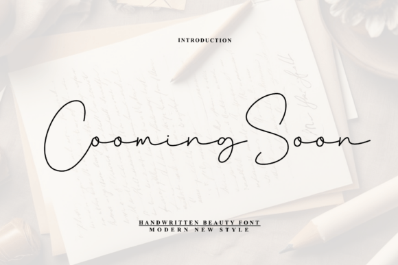 Cooming Soon Font - Featured Image