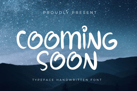 Cooming Soon Font - Featured Image