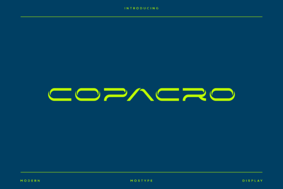 Copacro Font - Featured Image