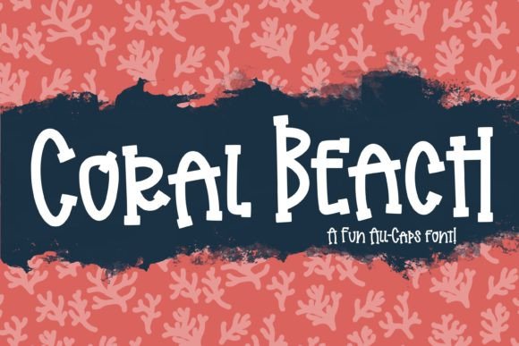 Coral Beach Font - Featured Image