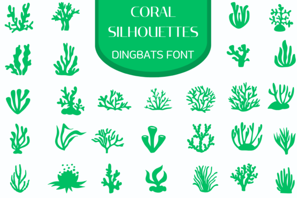 Coral Silhouettes Font - Featured Image