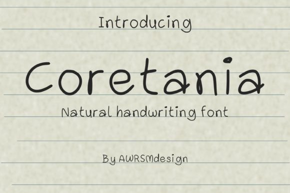 Coretania Font - Featured Image