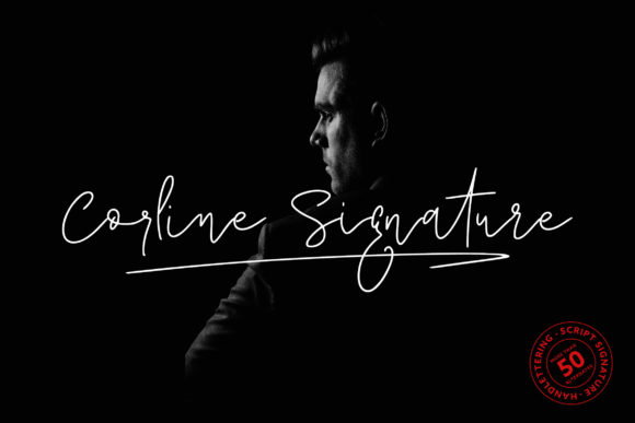 Corline Signature Font - Featured Image