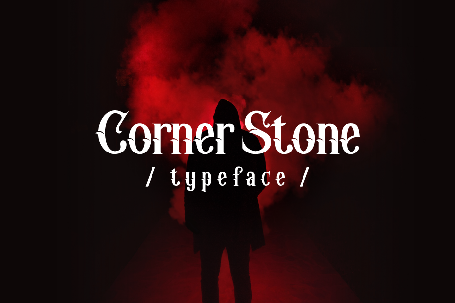 Corner Stone Font - Featured Image